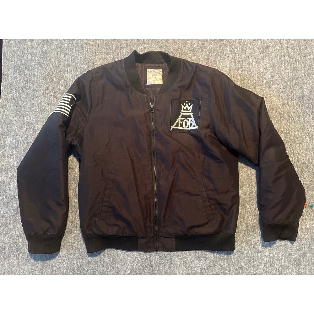 Fall Out Boy -ManHead- Men’s‎ Jacket- Black Size XL- EUC